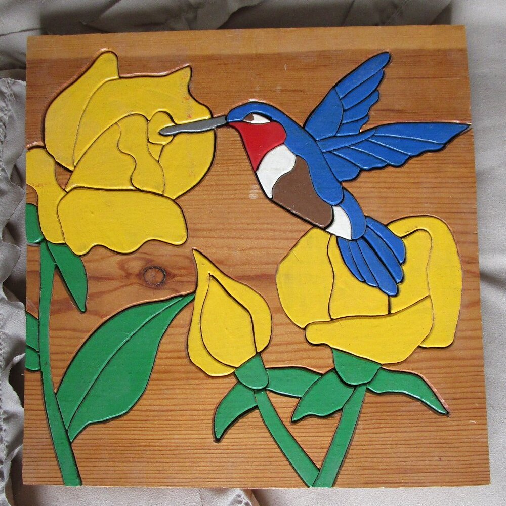 jigsaw cut wooden trivet